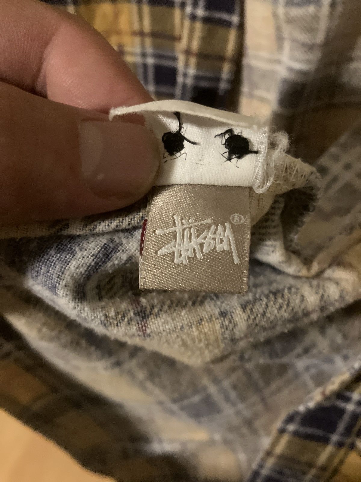 Stussy Yellow large Stussy flannel Size US L / EU 52-54 / 3 - 2 Thumbnail