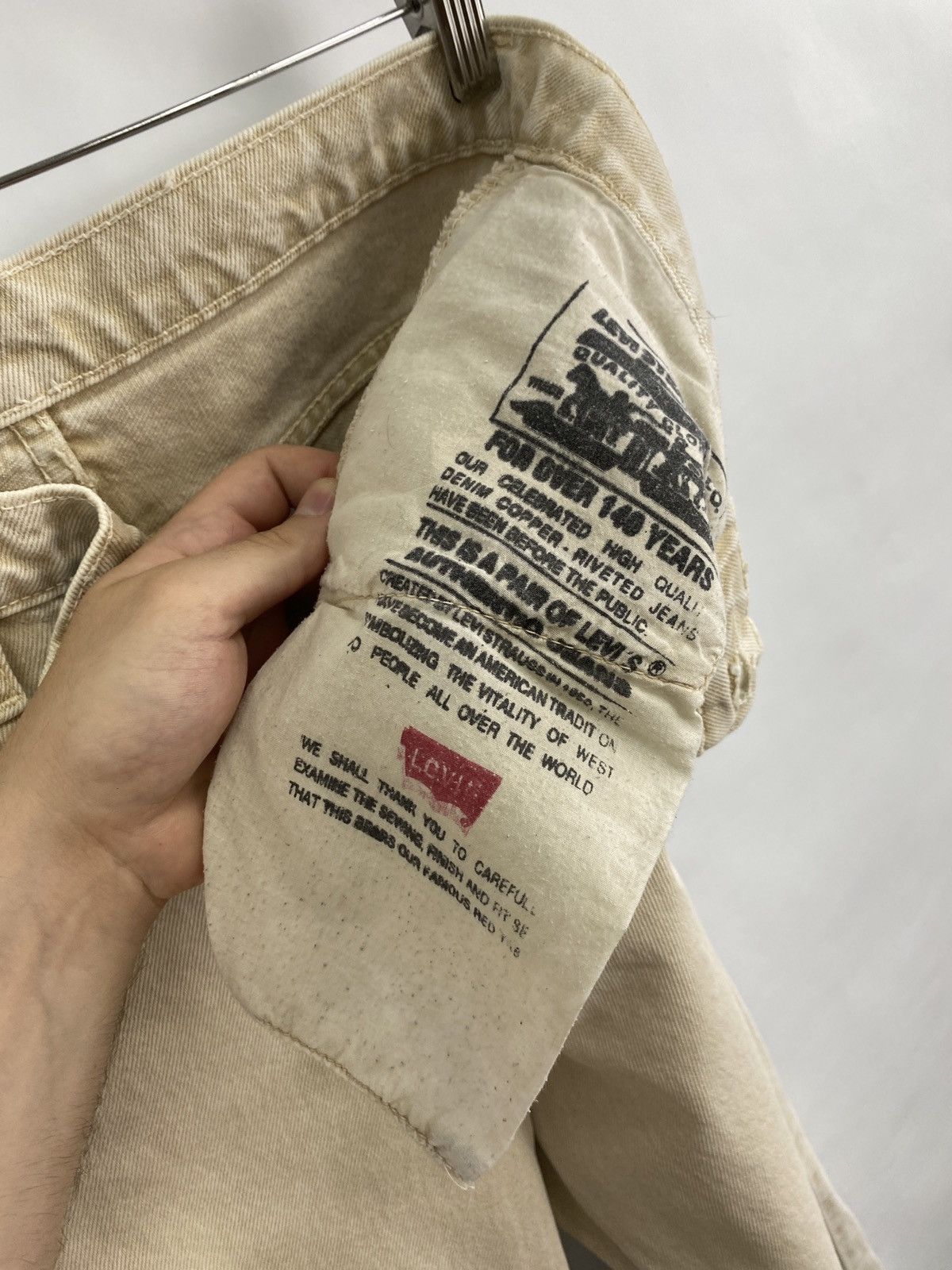 Levi's 🇺🇸 Vintage 90s Levi’s 550 Made in USA 30X32 Rare Retro Y2K Size US 32 / EU 48 - 12 Thumbnail
