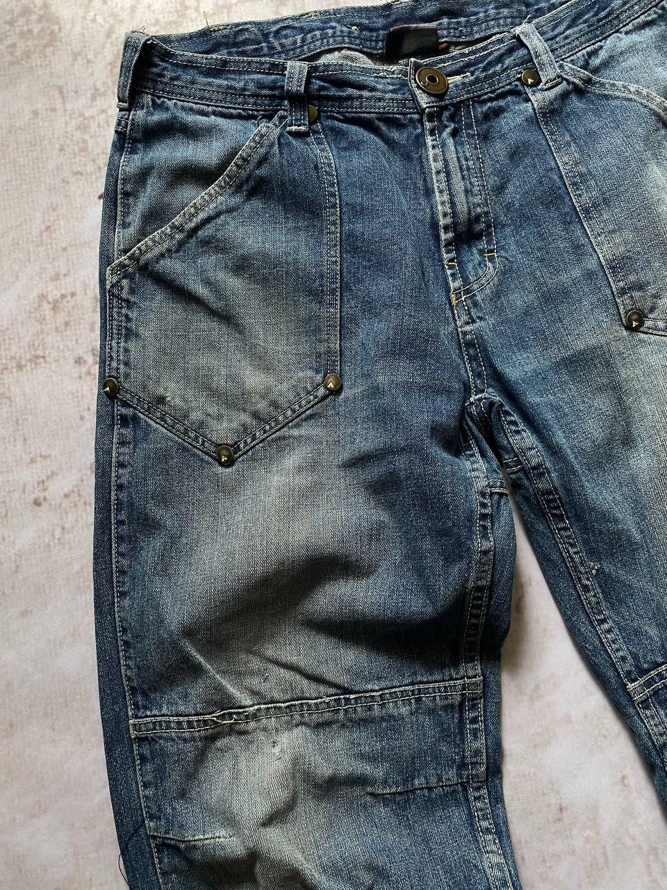 Airwalk Vintage Baggy Pants distressed Denim Jeans Y2k Hype Rare Size US 34 / EU 50 - 9 Thumbnail