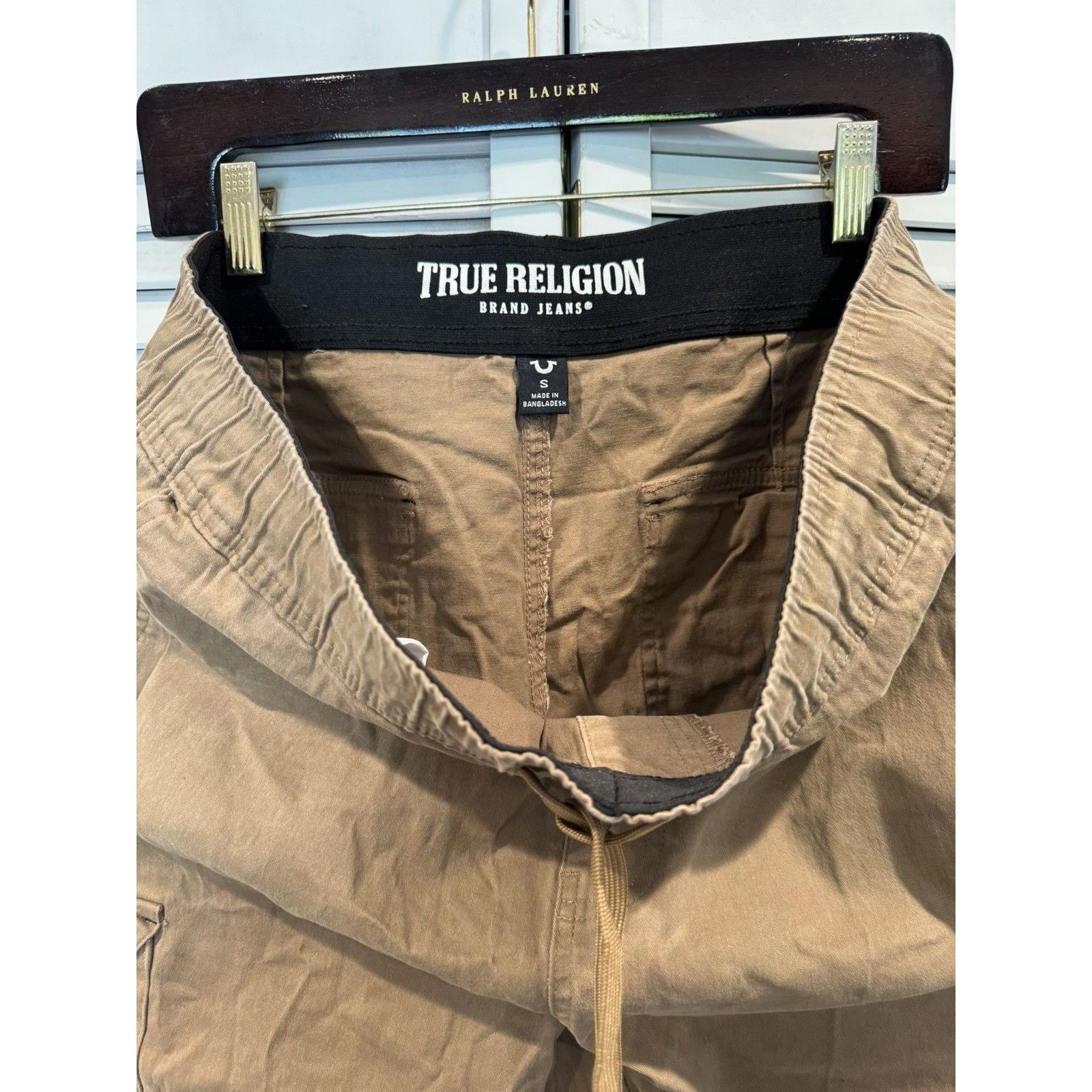 Designer × True Religion True Religion Khaki Tan Cargo Joggers Size Small (30) Size US 30 / EU 46 - 6 Thumbnail