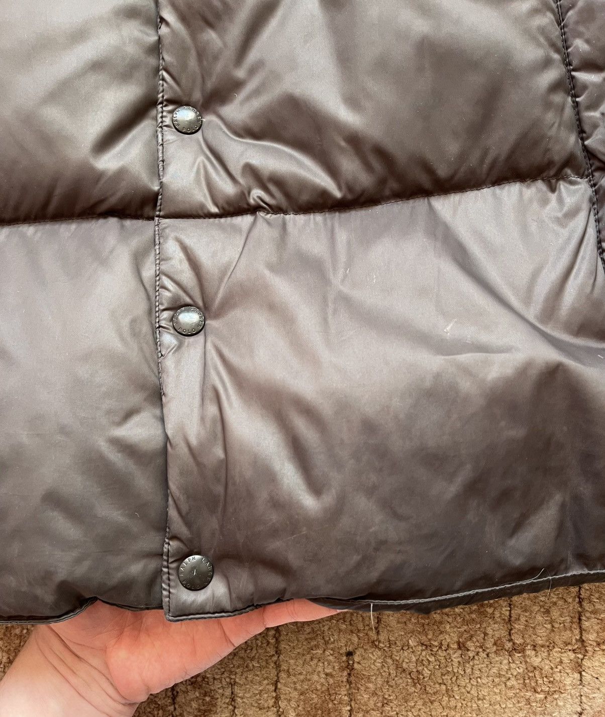 Polo Ralph Lauren × Vintage Vintage Polo Ralph Lauren #5 Brown Puffer Jacket Size US L / EU 52-54 / 3 - 7 Thumbnail