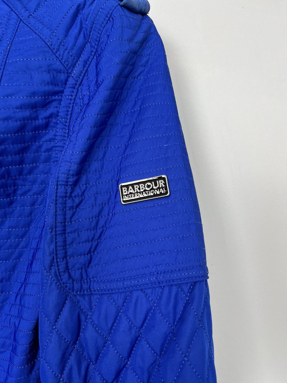 Barbour Barbour International Black Streak Nylon Quilted Jacket Size S / US 4 / IT 40 - 6 Thumbnail