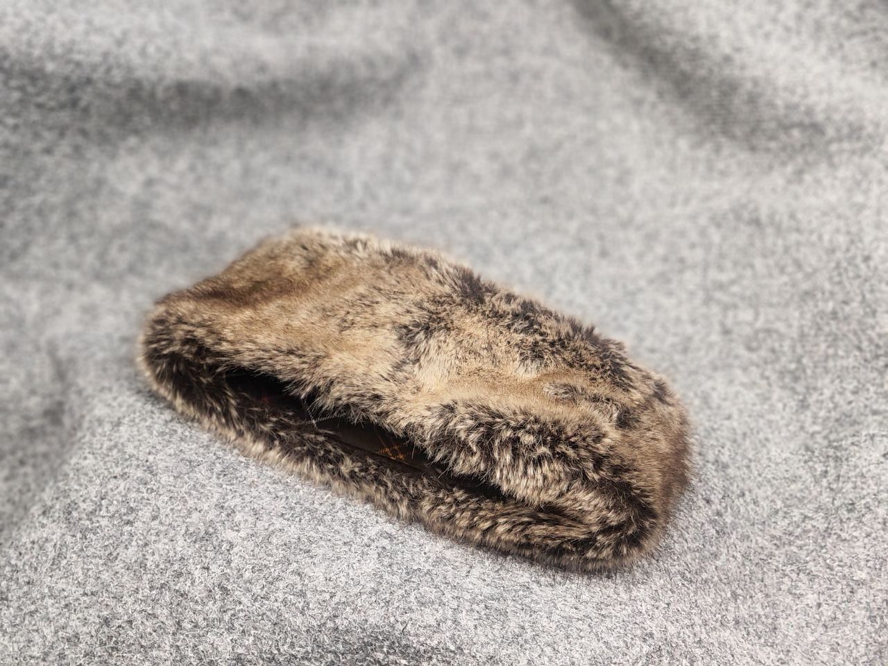 Barbour Barbour Ambush Waxed Unisex Hat Faux Fur Olive Fleece Lining Size ONE SIZE - 8 Thumbnail