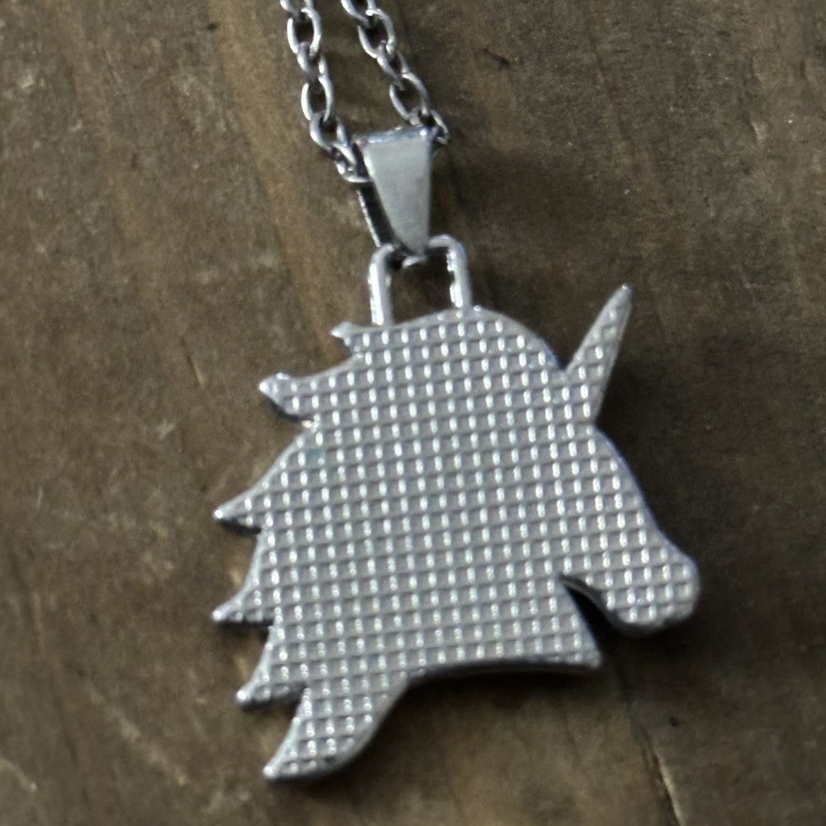 Other Silver tone rhinestone unicorn pendant necklace Size ONE SIZE - 4 Thumbnail