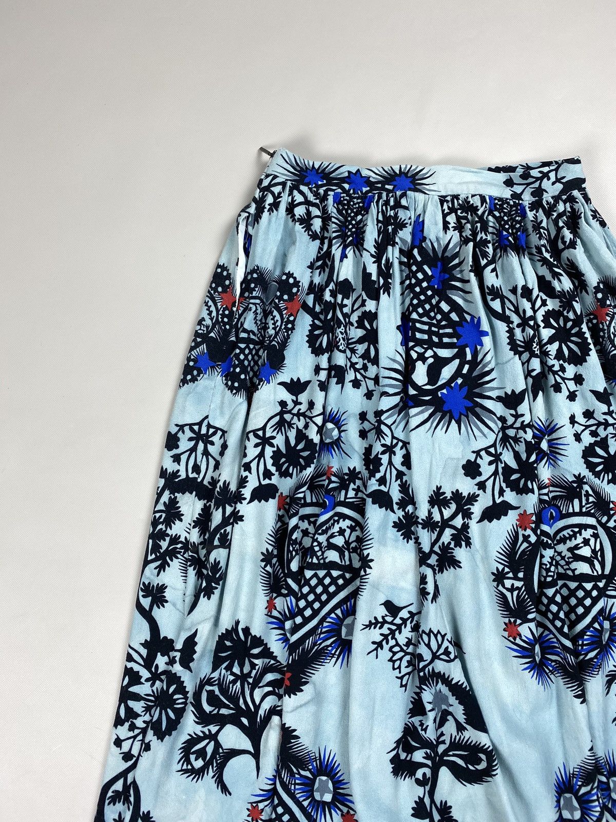 MSGM MSGM ladies overprinted viscose skirt size 40 / L Size 27" / US 4 / IT 40 - 23 Thumbnail