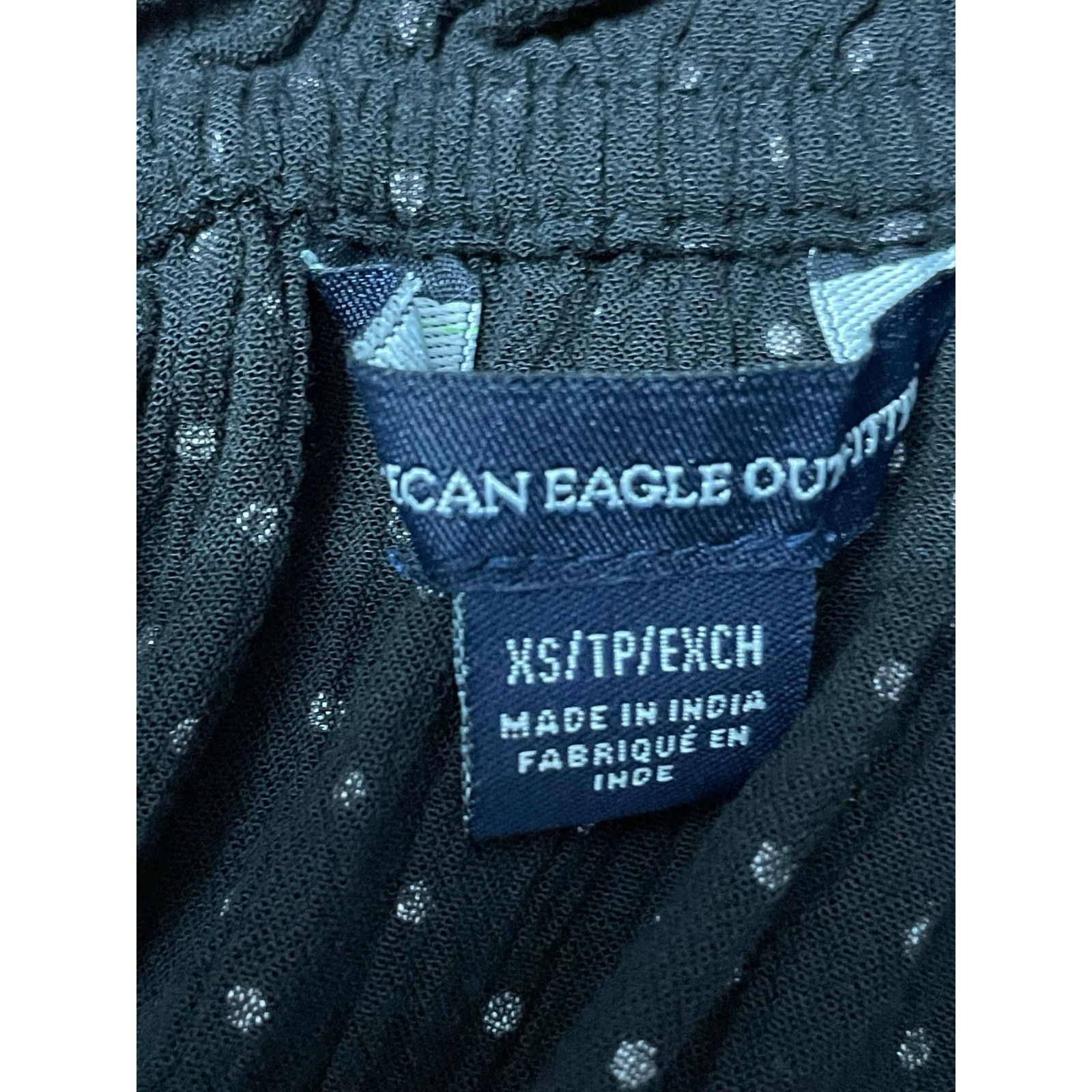 American Eagle Outfitters American Eagle Outfitters Off Shoulder Polka Dot Black W XS Size XS / US 0-2 / IT 36-38 - 8 Thumbnail
