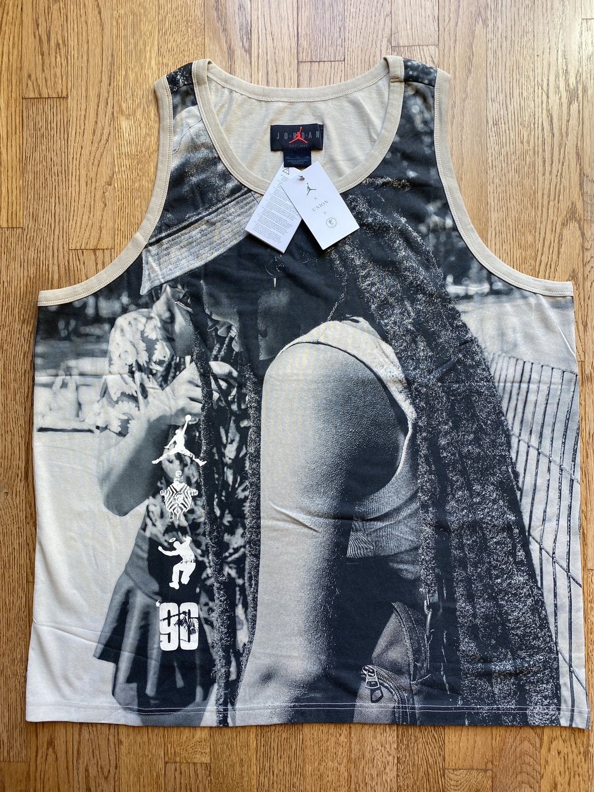 Air Jordan x UNION x Bephies Beauty Supply Tank Top 'RATTAN