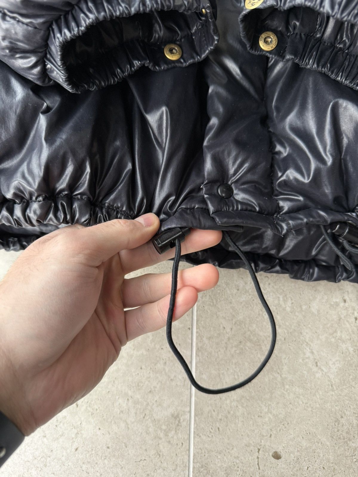 Moncler Vintage 90s Moncler Grenoble Black Puffer Jacket Size US L / EU 52-54 / 3 - 5 Thumbnail