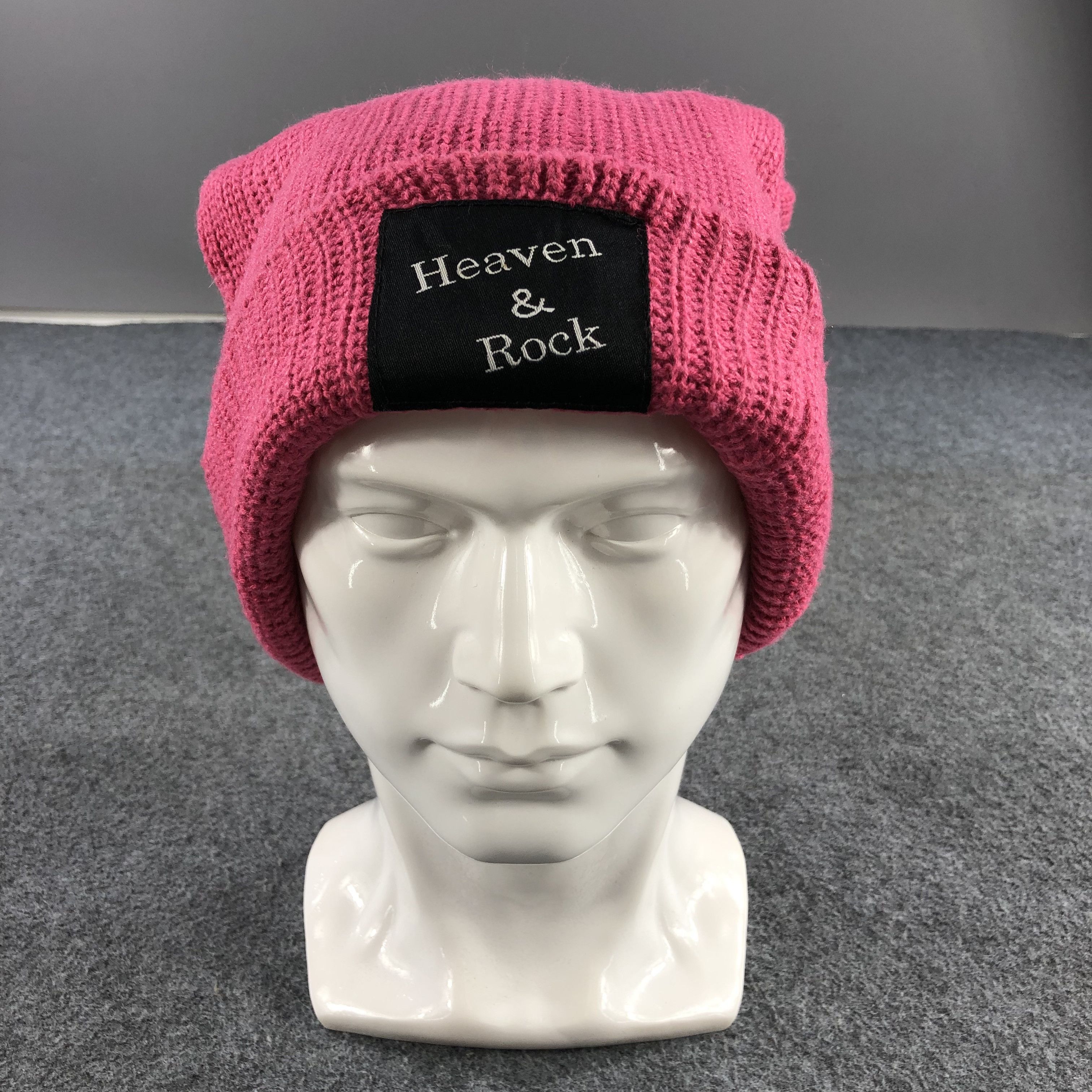 Vintage Heaven & Rock Pink Pom Pom Beanie Hat Free Size B250 Size ONE SIZE - 1 Thumbnail