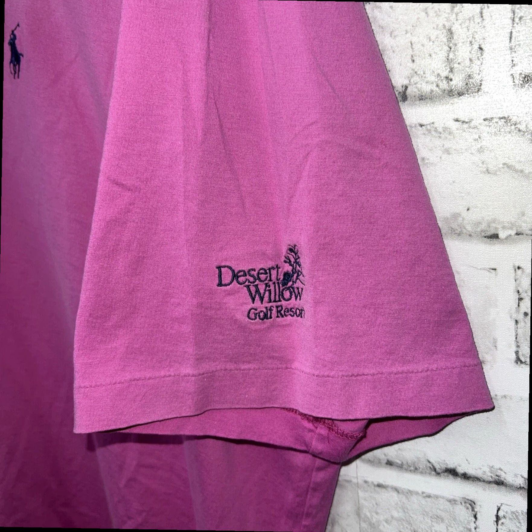 Ralph Lauren VINTAGE Polo Golf Ralph Lauren Pink Polo Shirt Mens XL Golf Size US XL / EU 56 / 4 - 3 Thumbnail