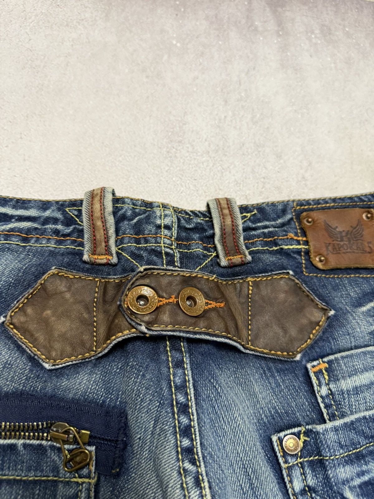 Japanese Brand SICK🔥 Japanese Wash Distressed Crash Jeans Denim Pants 90s Size US 31 - 4 Thumbnail