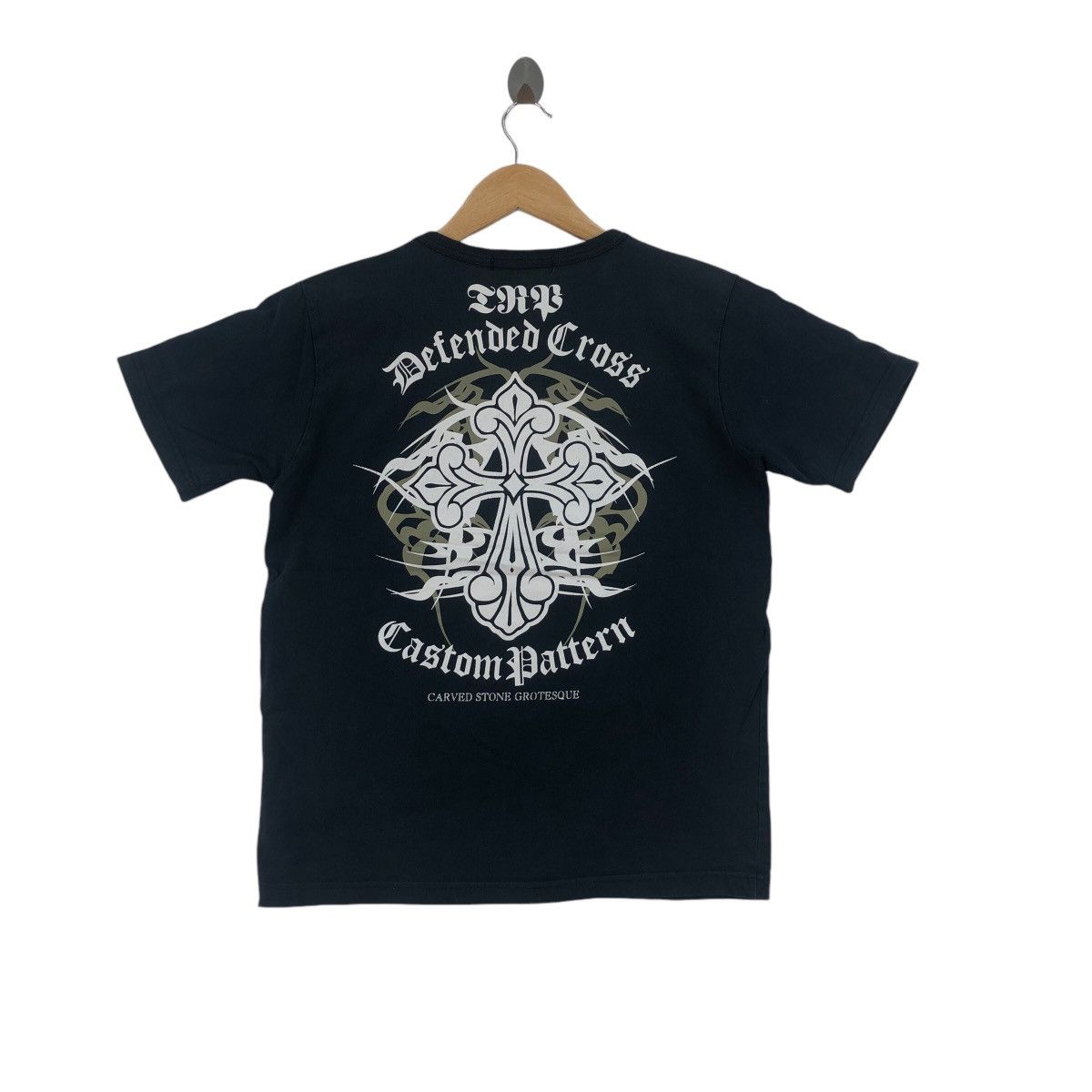 Japanese Brand × Vintage Vintage Defended Cross Custom Pattern Carved Stone Grotesque Size US M / EU 48-50 / 2 - 3 Thumbnail