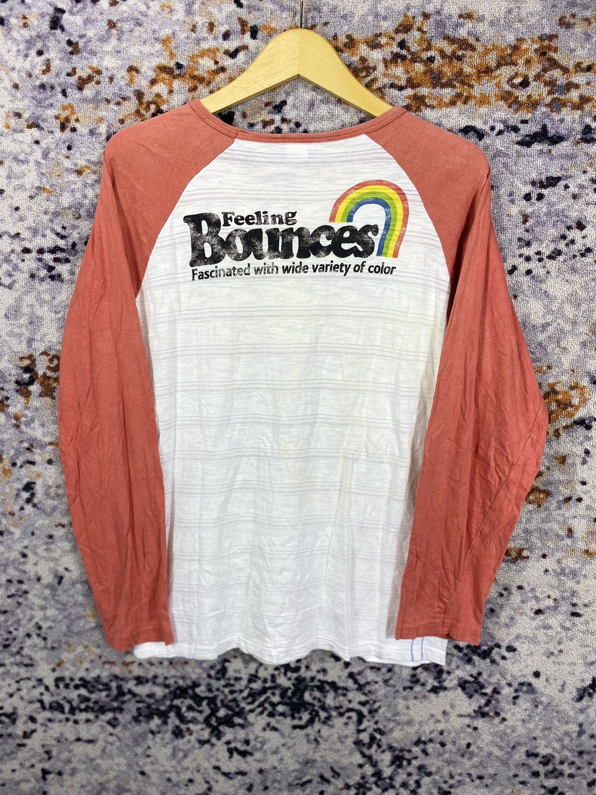 Japanese Brand Free Peaceful world est.68 Long Sleeve Surf Style Japan Size US M / EU 48-50 / 2 - 3 Thumbnail