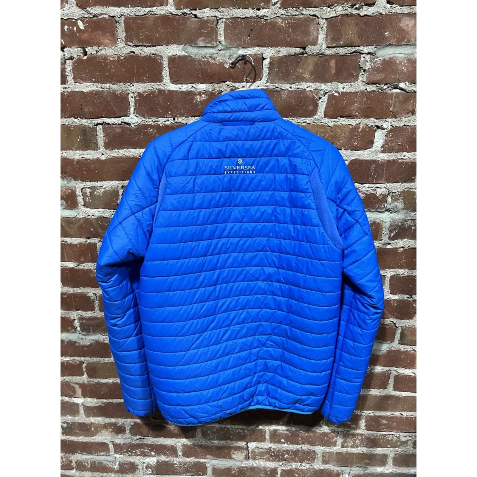 Vintage Haglöfs Women Jacket L Blue Puffer Lightweight Full Zip Mock Neck Size L / US 10 / IT 46 - 2 Thumbnail