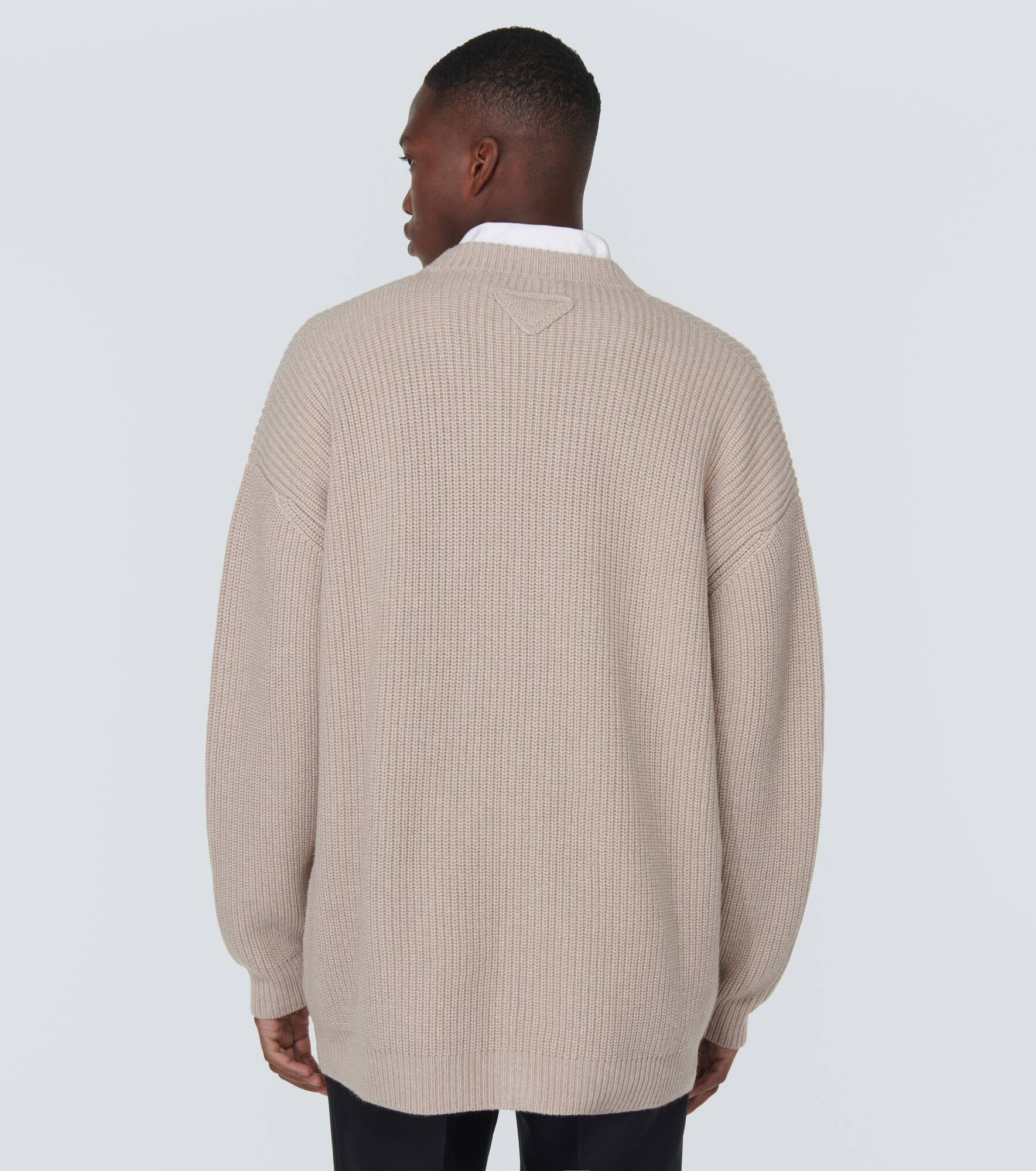 Prada o1bcso1str1025 Cashmere Cardigan in Beige Size US L / EU 52-54 / 3 - 4 Thumbnail