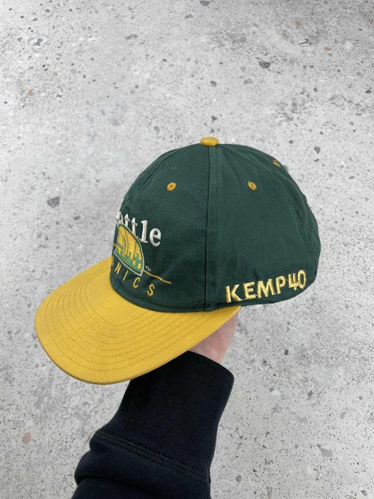 NBA × Vintage Vintage NBA Seattle Sonics Snapback Cap Hat Size ONE SIZE - 5 Thumbnail