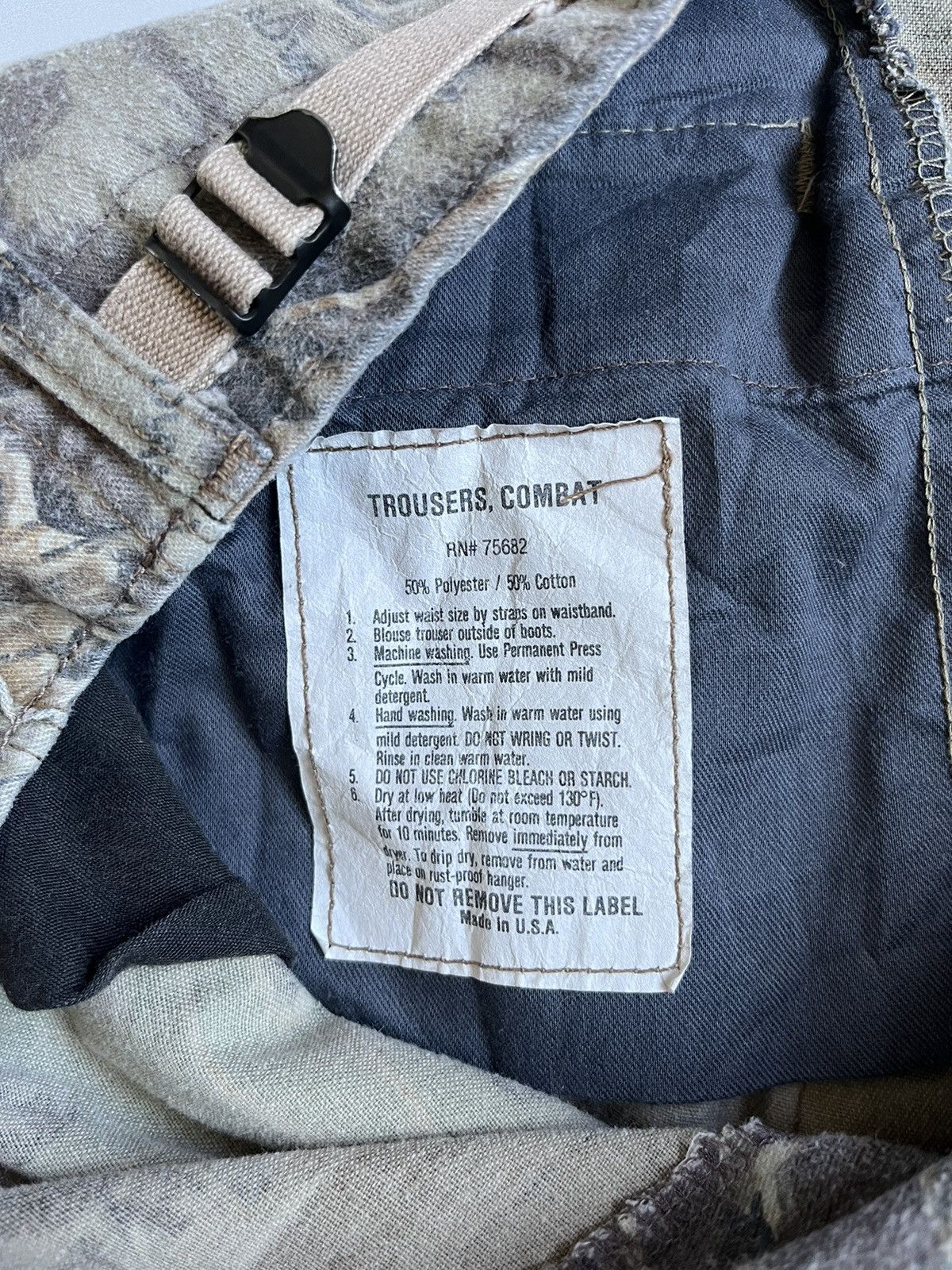 Redhead Vintage RedHead Camo RealTree Cargo Trousers Combat Pants Size US 34 / EU 50 - 7 Thumbnail
