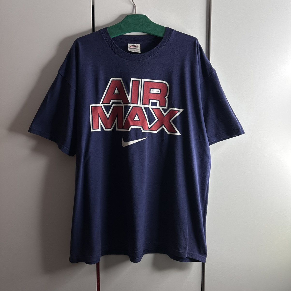 Nike Nike Air Made in USA Vintage 90s T-shirt Rare Big Logo Size US XL / EU 56 / 4 - 1 Thumbnail