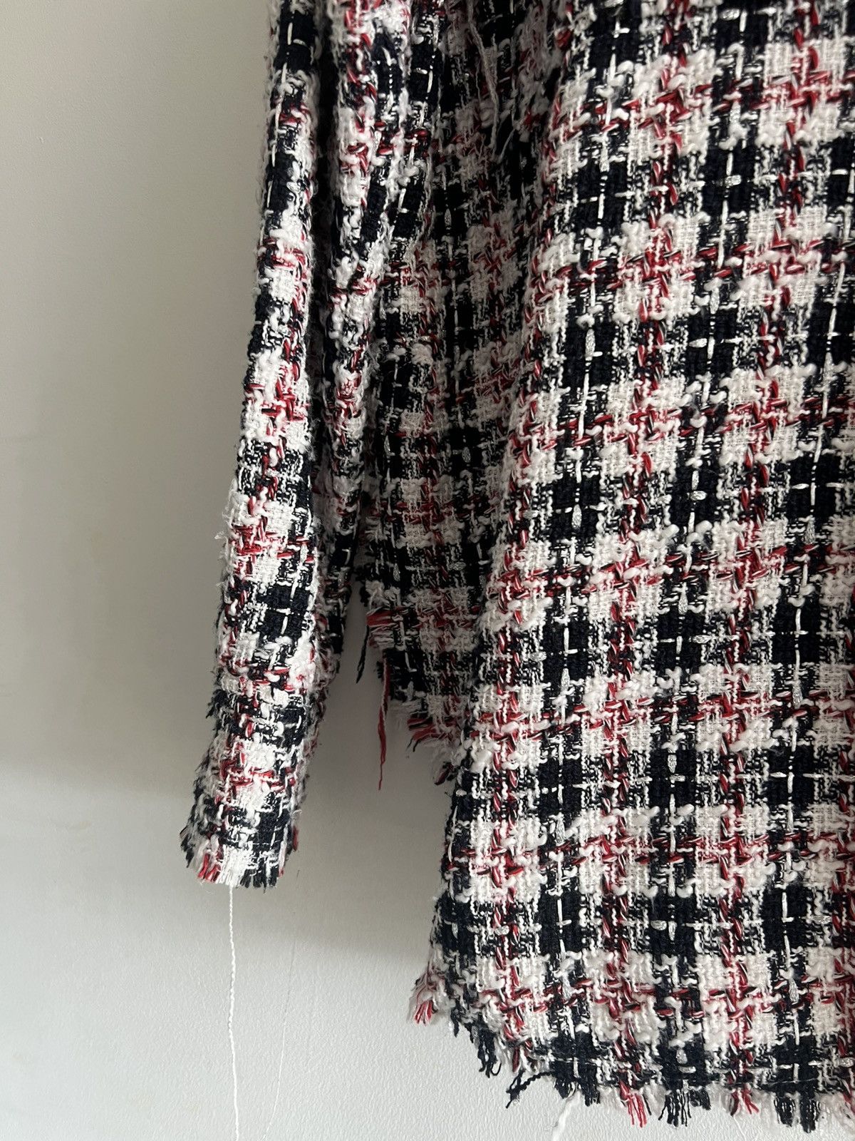 Faith Connexion S Faith Connexion Tweed Overshirt Raw Hem Oversized Shirt Size US S / EU 44-46 / 1 - 8 Thumbnail