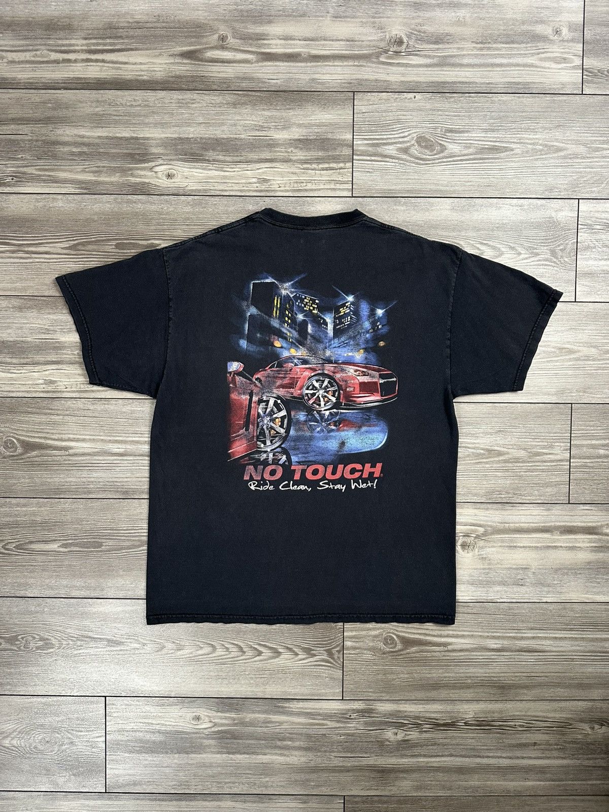 Vintage Vintage Y2K No Touch Ride Car T Shirt Size US XL / EU 56 / 4 - 2 Thumbnail
