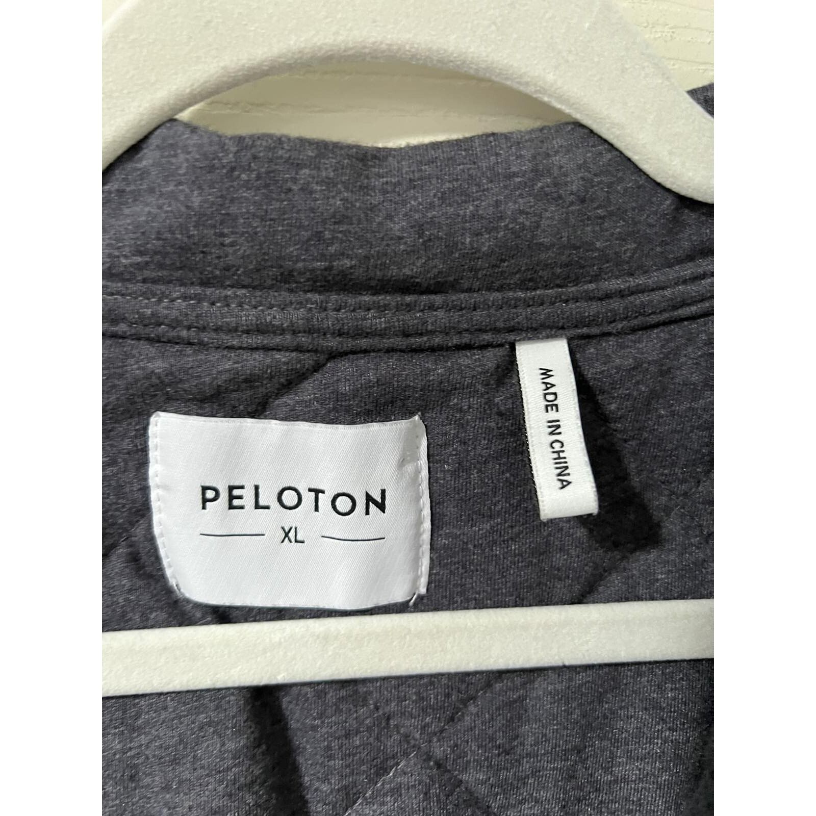 Peloton Peloton Guilted Jacket gray Size XL Cotton Blend A001509 Size XL / US 12-14 / IT 48-50 - 6 Thumbnail