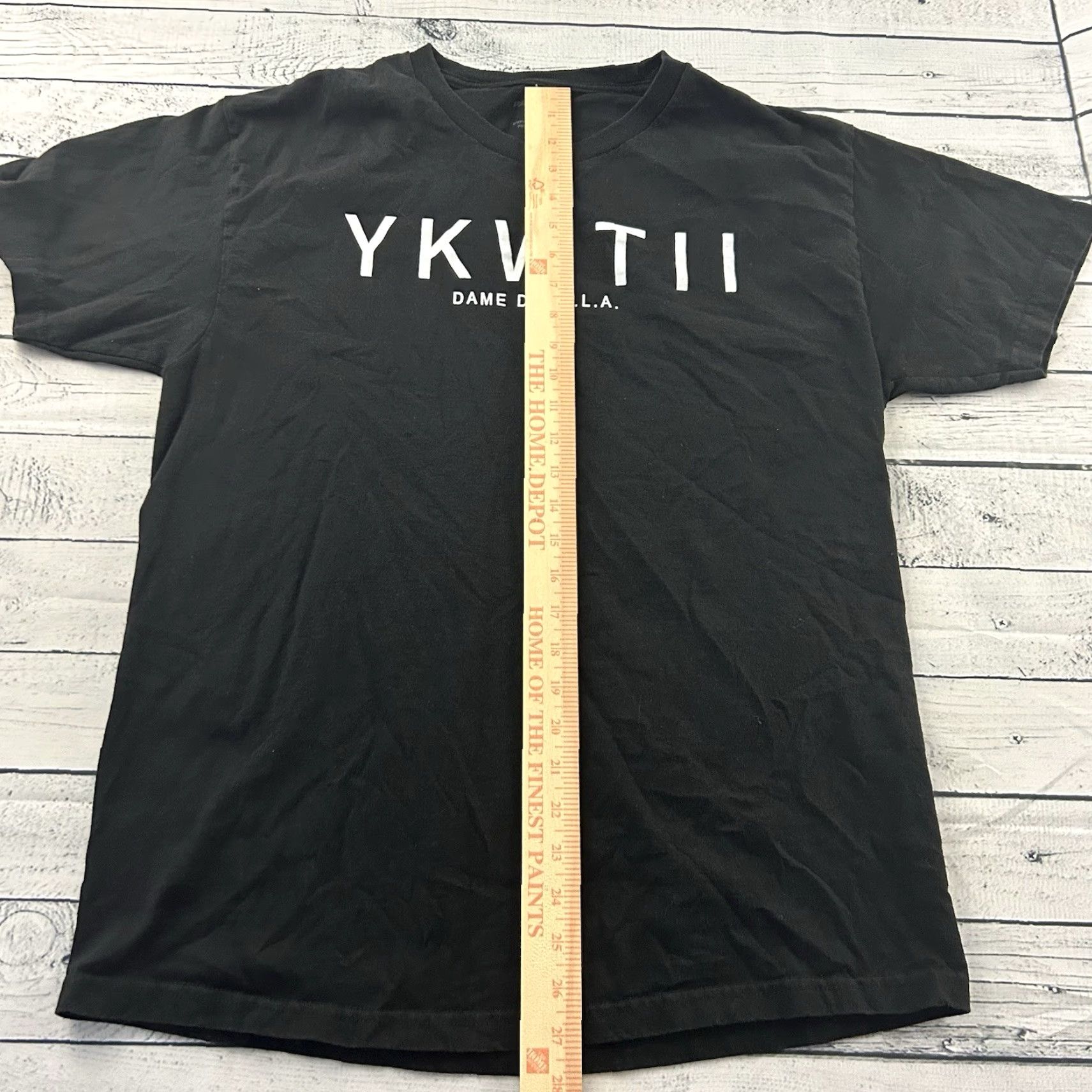Vintage Dame D.O.L.L.A Short Sleeve T Shirt Men's Large Black Mens L Shirt Dame Dolla Size US L / EU 52-54 / 3 - 3 Thumbnail