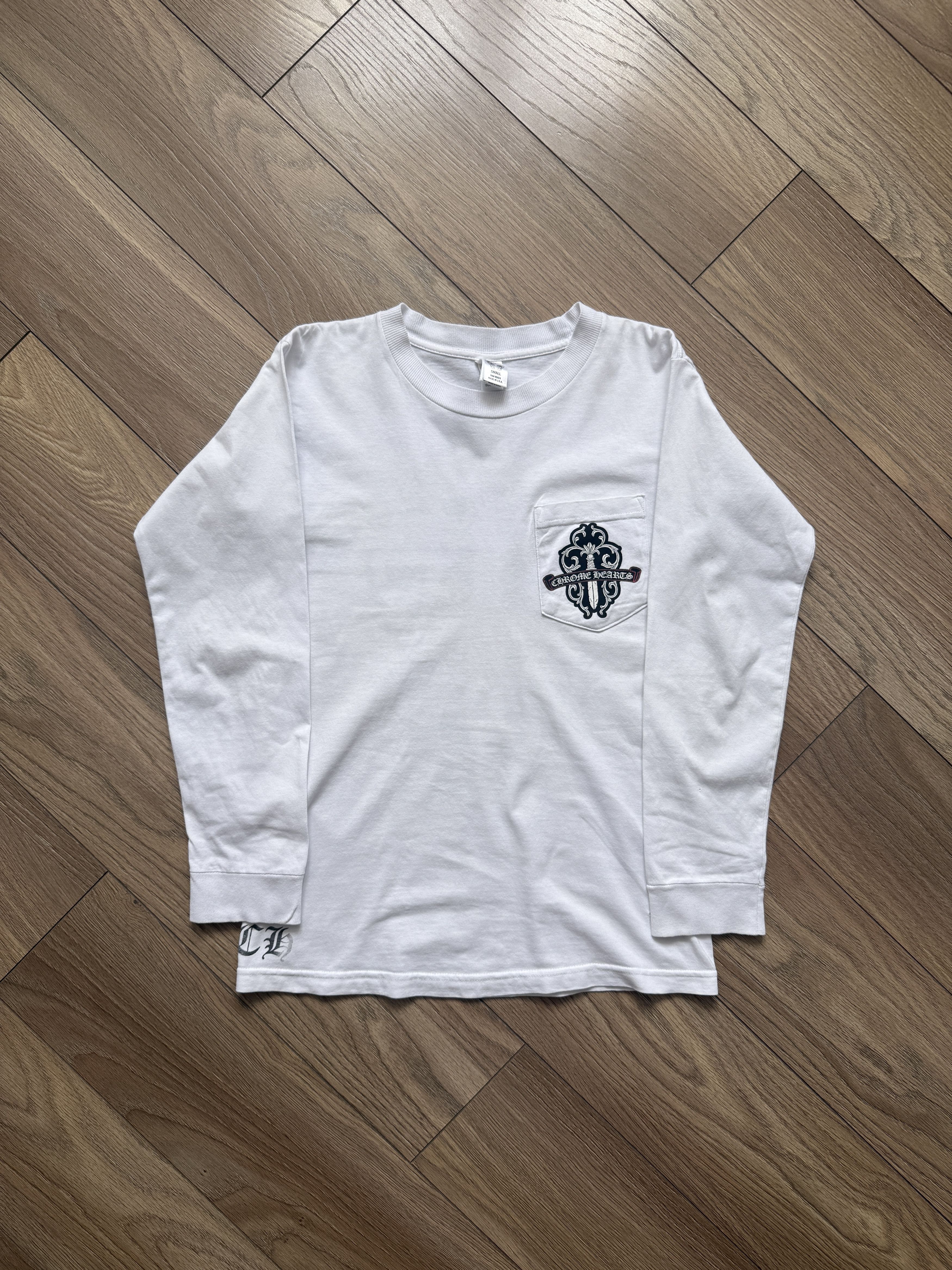 Chrome Hearts × Vintage Vintage Early 90s Pocket Tee Shirt Chrome