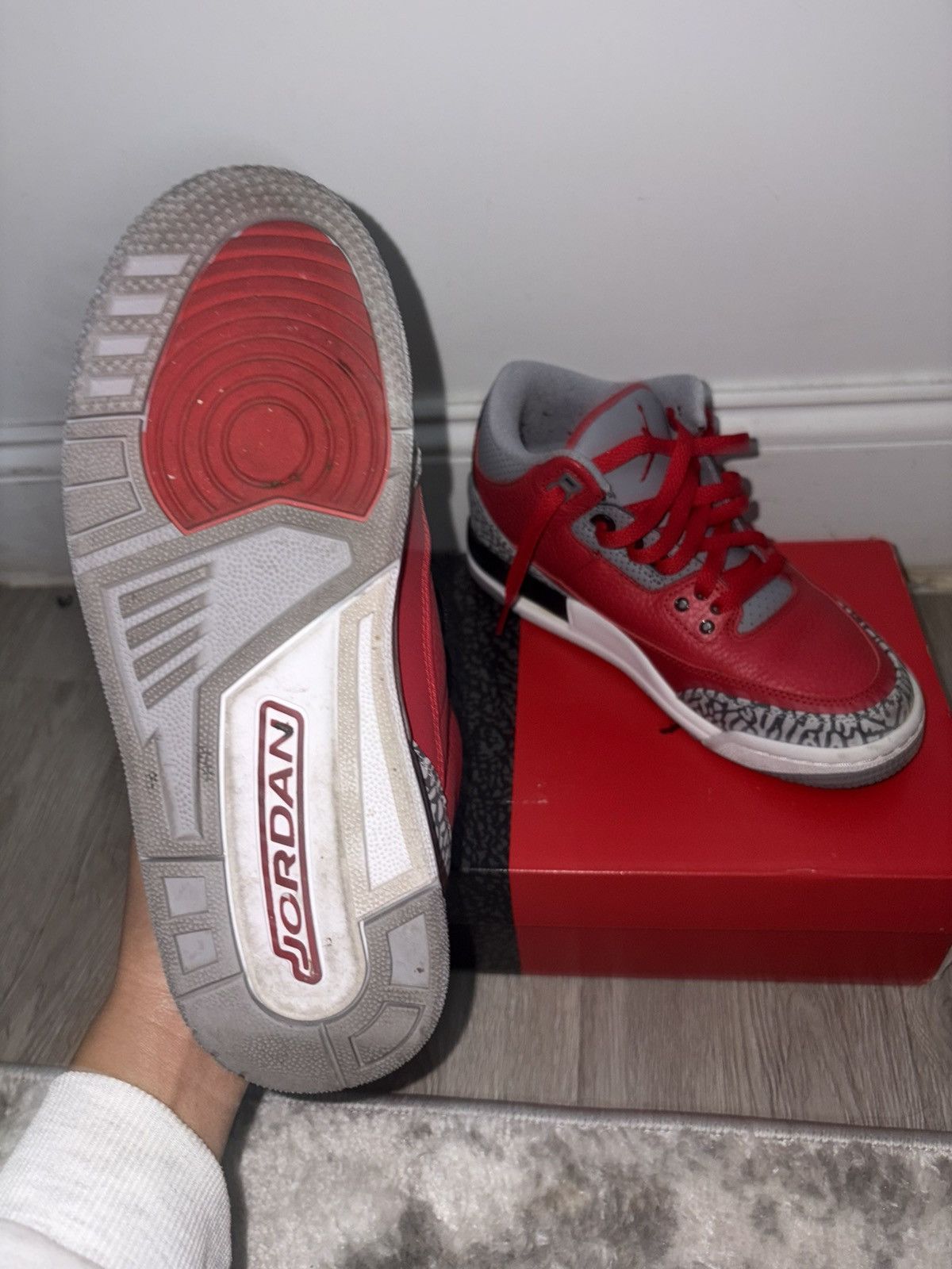 Jordan Brand Gym Red jordan 3s Size US 7 / IT 37 - 2 Thumbnail