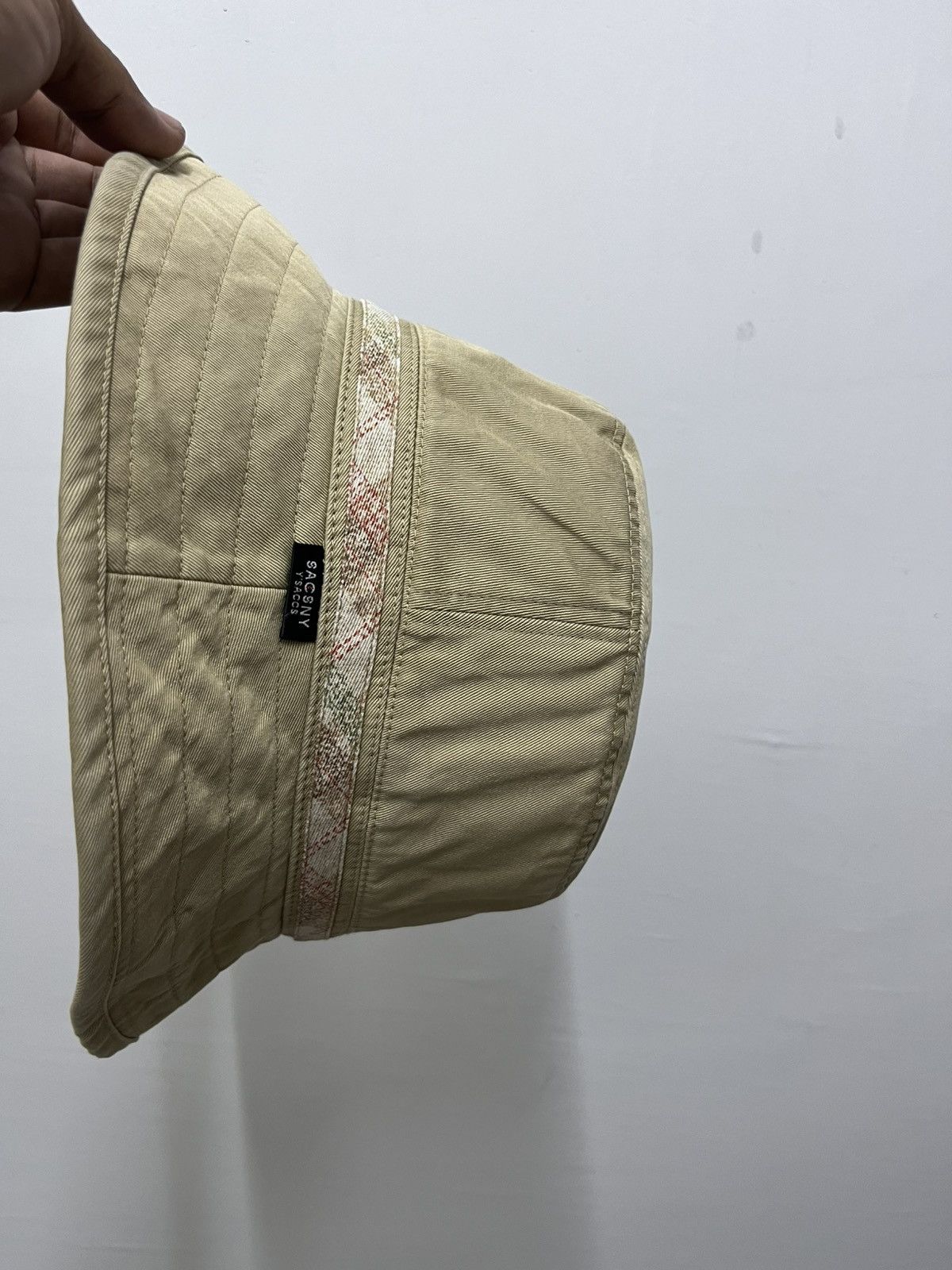 Yohji Yamamoto Vintage Yohji Yamamoto Y’SACCS Sacsny Khaki Bucket Hats Size ONE SIZE - 3 Thumbnail