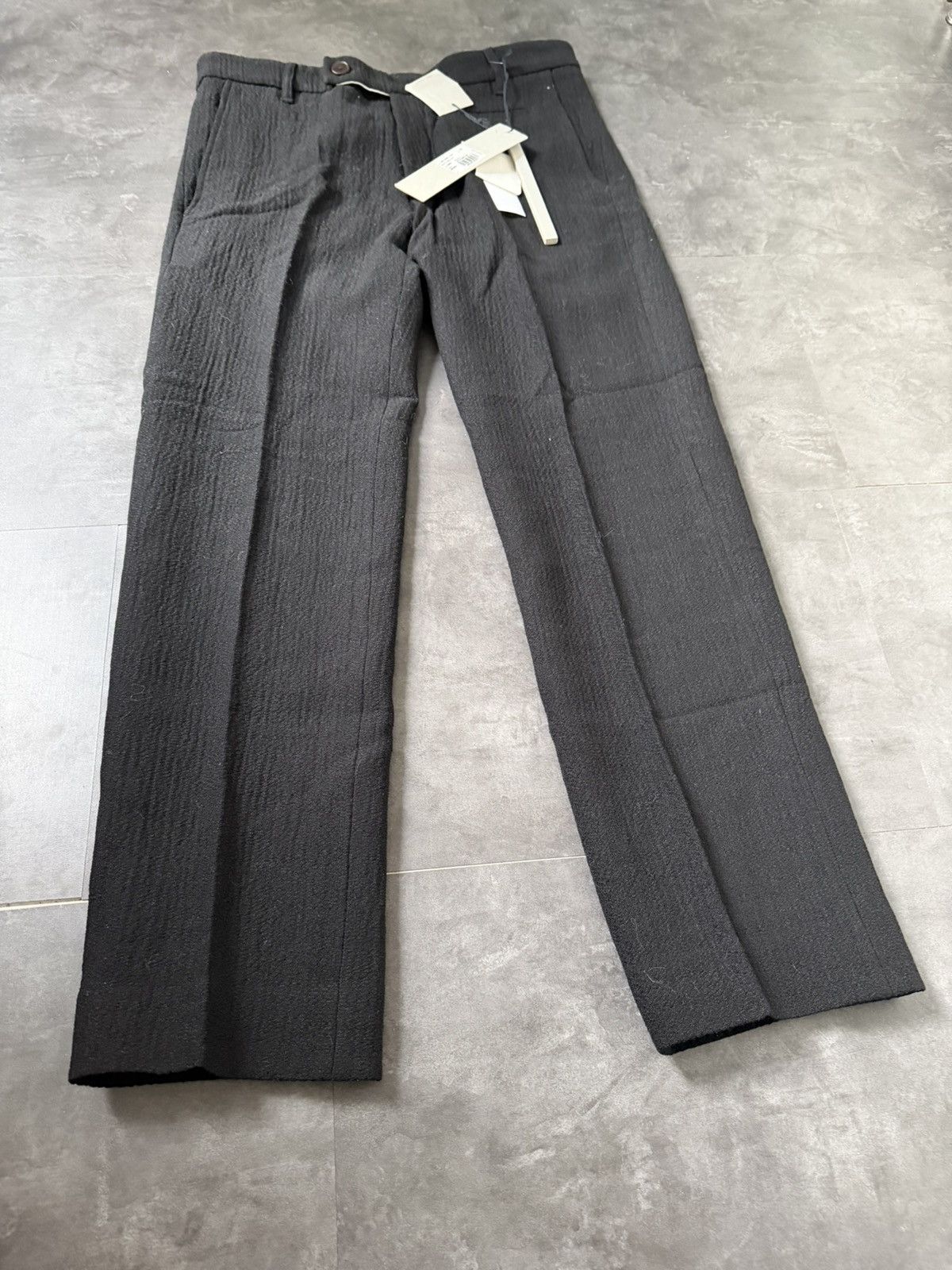 Rick Owens F/W 11 "LIMO" Textured Mohair & Wool Trousers Rick Owens Size US 34 / EU 50 - 8 Thumbnail
