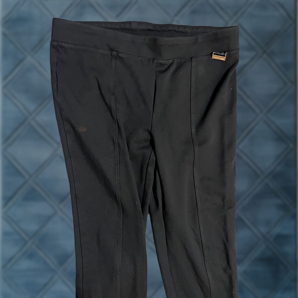 Calvin Klein CALVIN KLEIN Womens Leggings Pull On Skinny Pants Black Sz-S Small Size 30" / US 8 / IT 44 - 1 Thumbnail