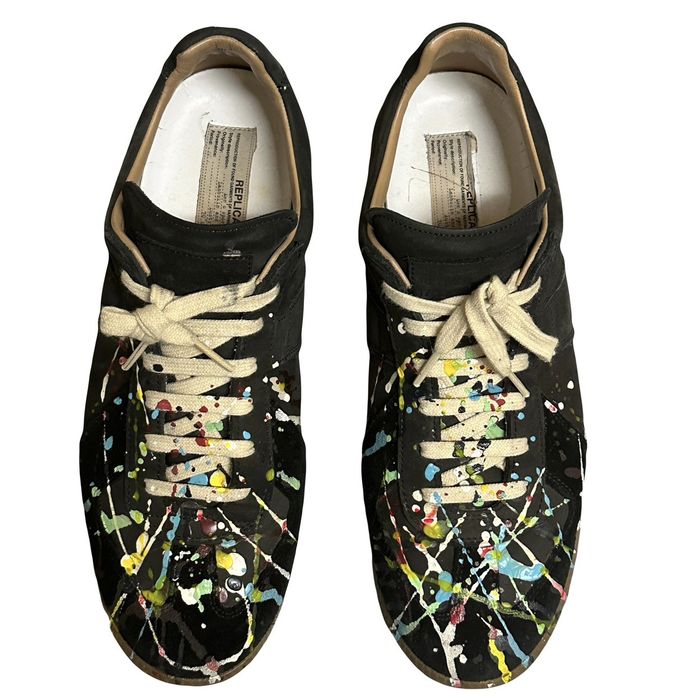 Maison Margiela replica gats paint splatter | Grailed