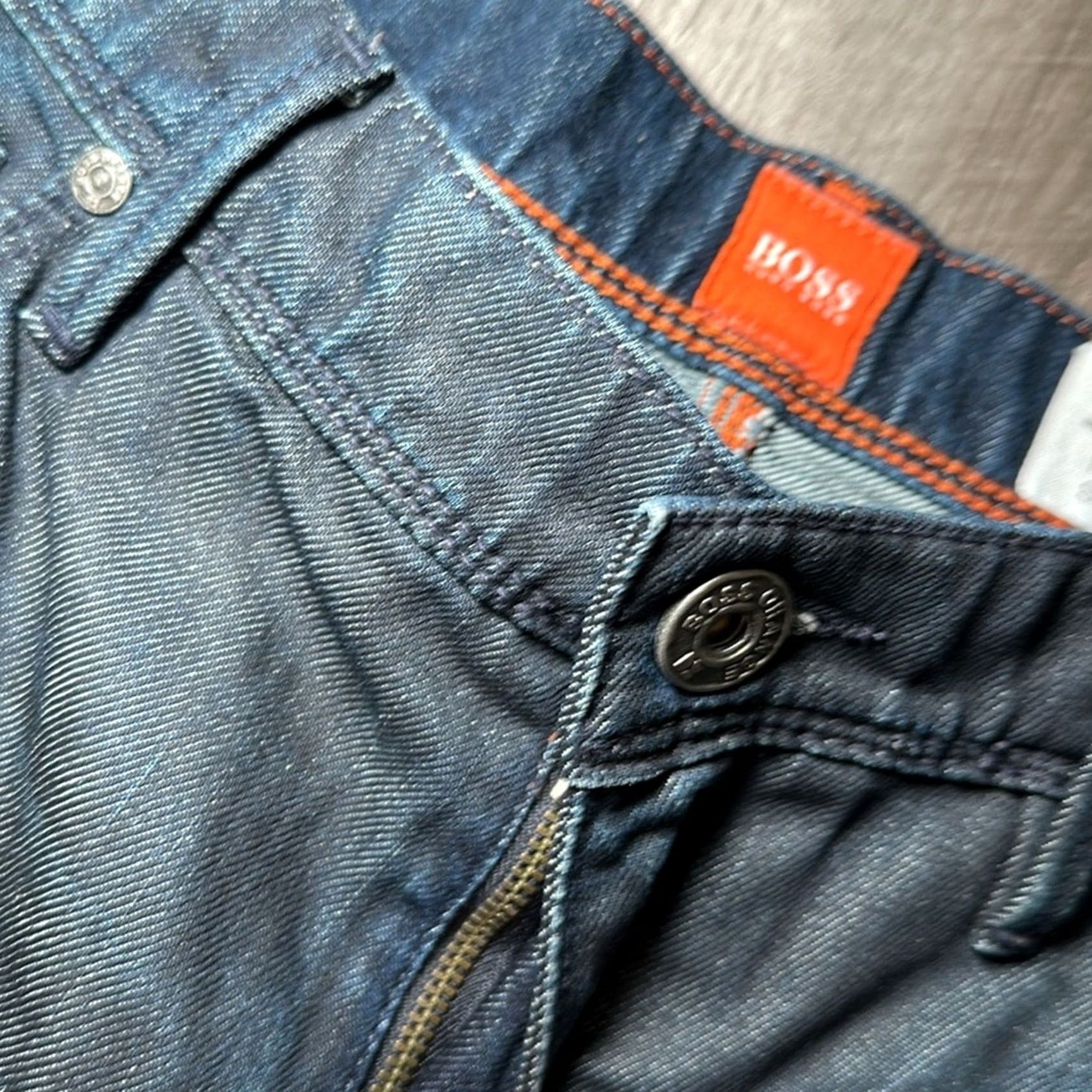 Vintage Hugo Boss BOSS Orange Regular Fit Light Coated Jeans 34 Size US 34 / EU 50 - 7 Thumbnail