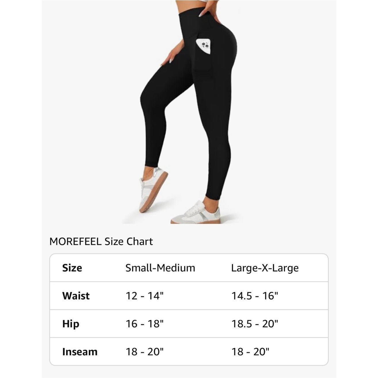 Other MOREFEEL Women Small/Medium Black High Waist Tummy Control P Size 26" / US 2 / IT 38 - 4 Thumbnail