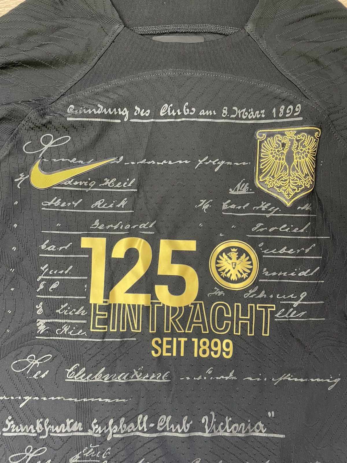 Nike RARE Eintracht 125th Museum Shirt Player Issue Bahoya #19 Size US M / EU 48-50 / 2 - 5 Thumbnail