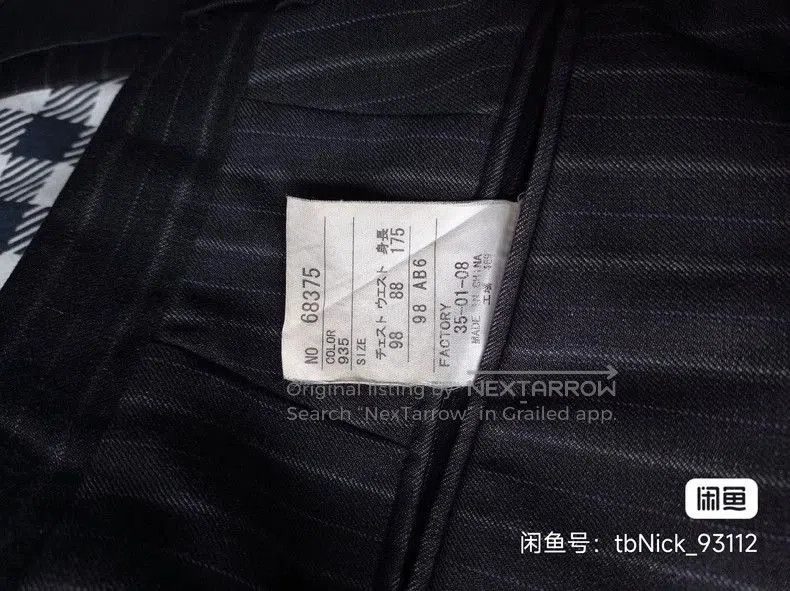 Yohji Yamamoto KANSAI YAMAMOTO Wool Suit Set. Size US M / EU 48-50 / 2 - 7 Thumbnail