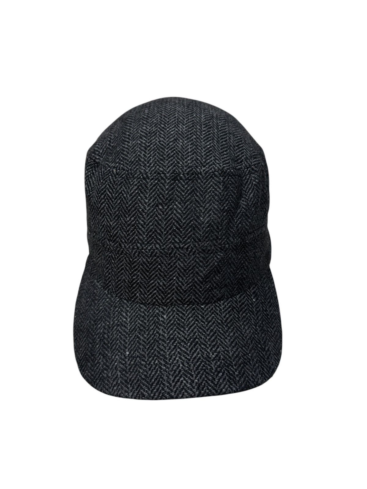 Japanese Brand MIXED WOOL HERRINGBONE PAINTER CAP HAT Size ONE SIZE - 3 Thumbnail