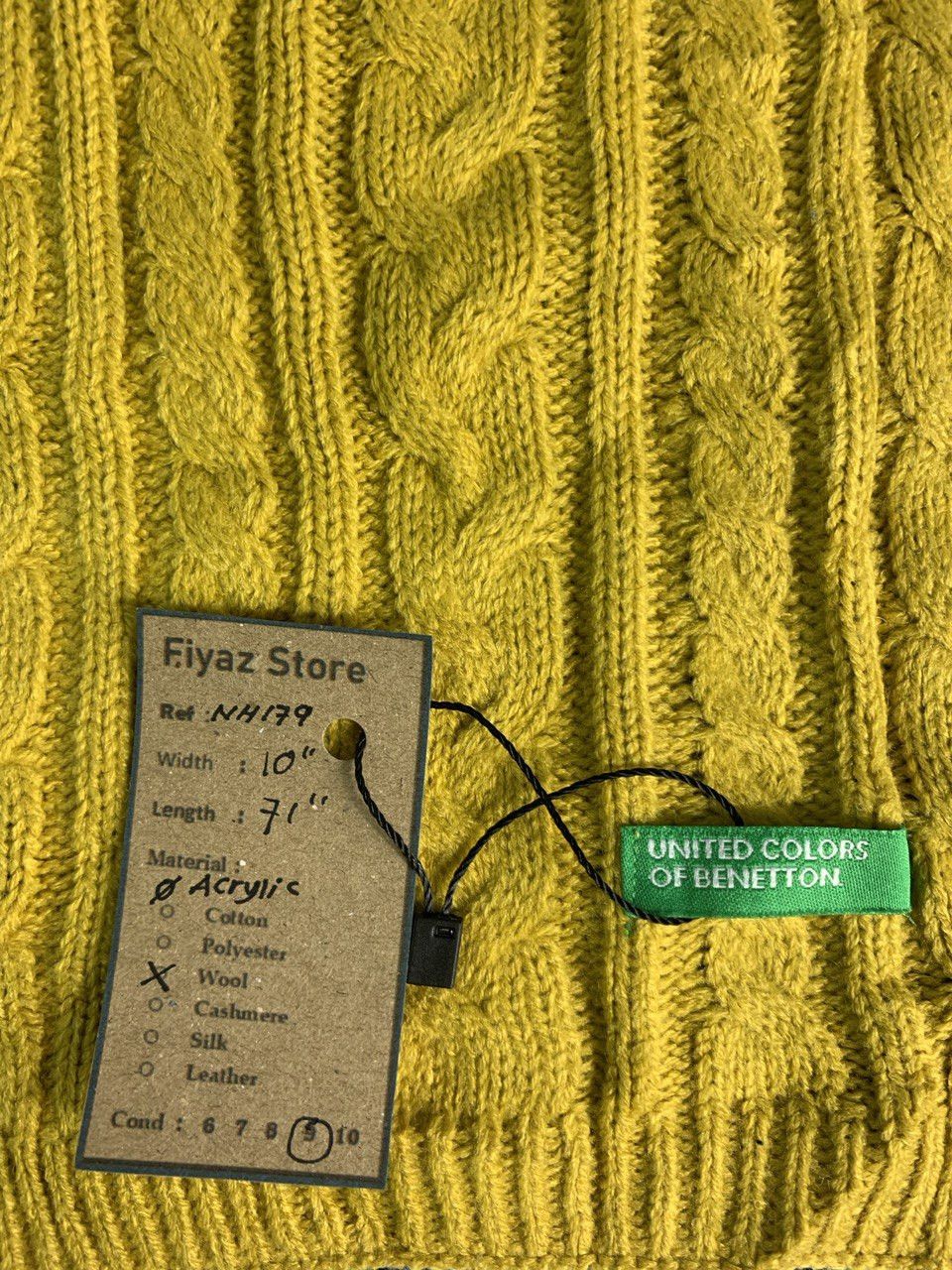 United Colors Of Benetton United Colors of Benetton Scarf / Muffler / Neckwear Size ONE SIZE - 8 Thumbnail
