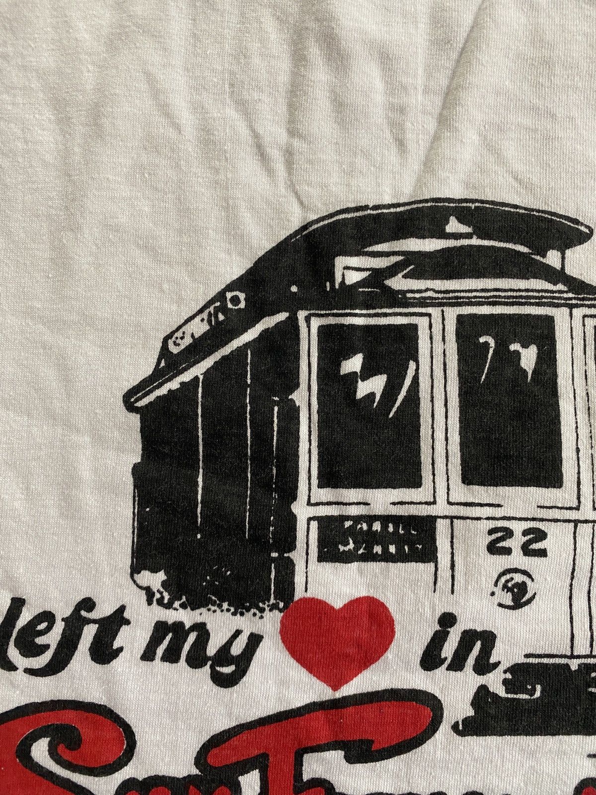 Vintage Vintage 70’s/80’s Left ❤️ in San Francisco Single Stitch Tee Size US M / EU 48-50 / 2 - 5 Thumbnail