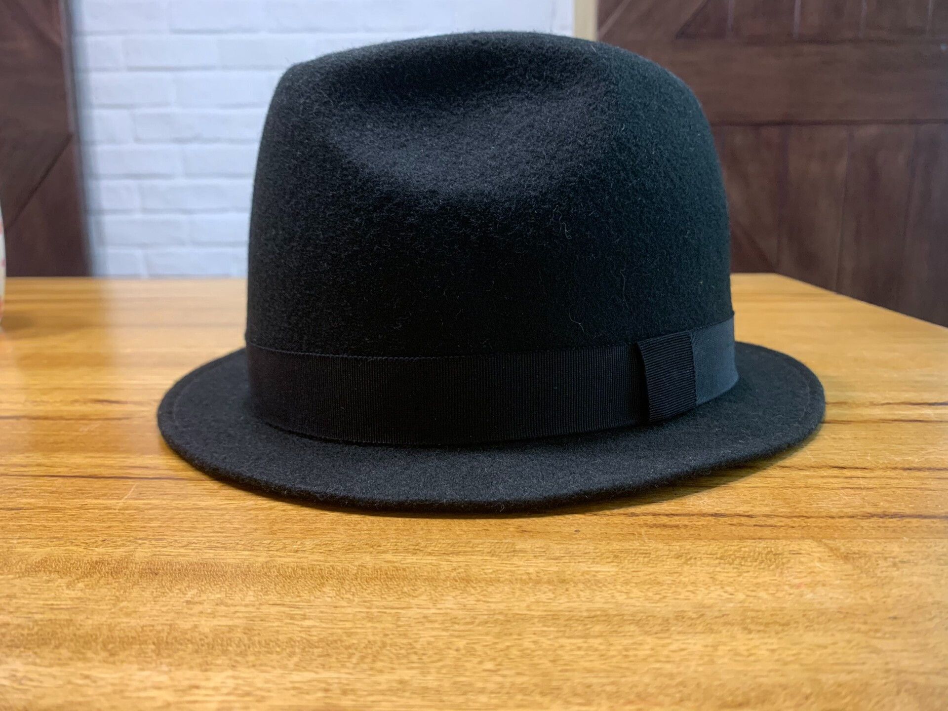 Freewheelers black wool fedora hat for all occasions Size ONE SIZE - 1 Thumbnail