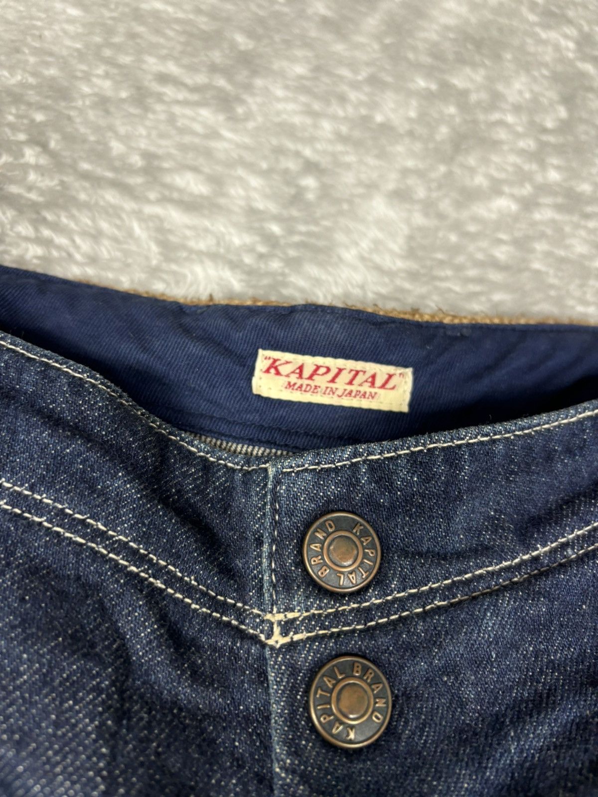 Kapital Kountry Kapital Kiro Hirata Hemp Switching Denim Clown Pants S0368 Size US 32 / EU 48 - 7 Thumbnail