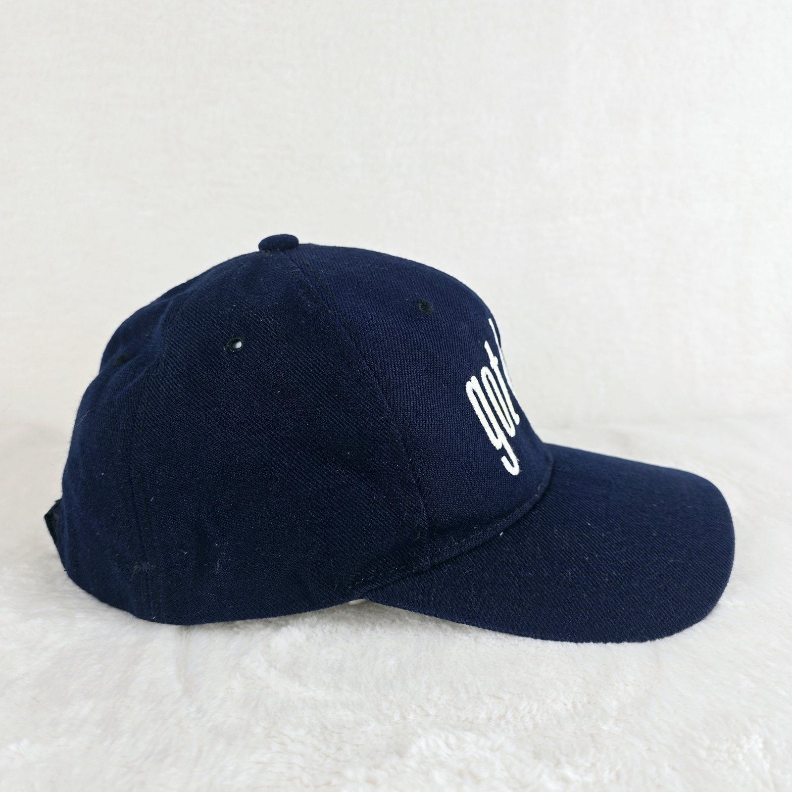 Other Vintage Got Beer? Hat Cap Embroidered Navy Blue Strapback Size ONE SIZE - 4 Thumbnail