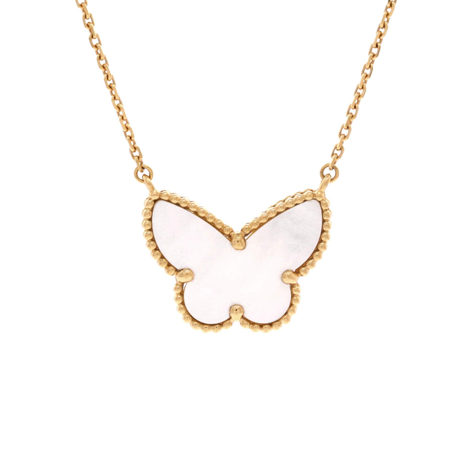 Van Cleef & Arpels Lucky Alhambra Butterfly Pendant Necklace Size ONE SIZE - 1 Thumbnail