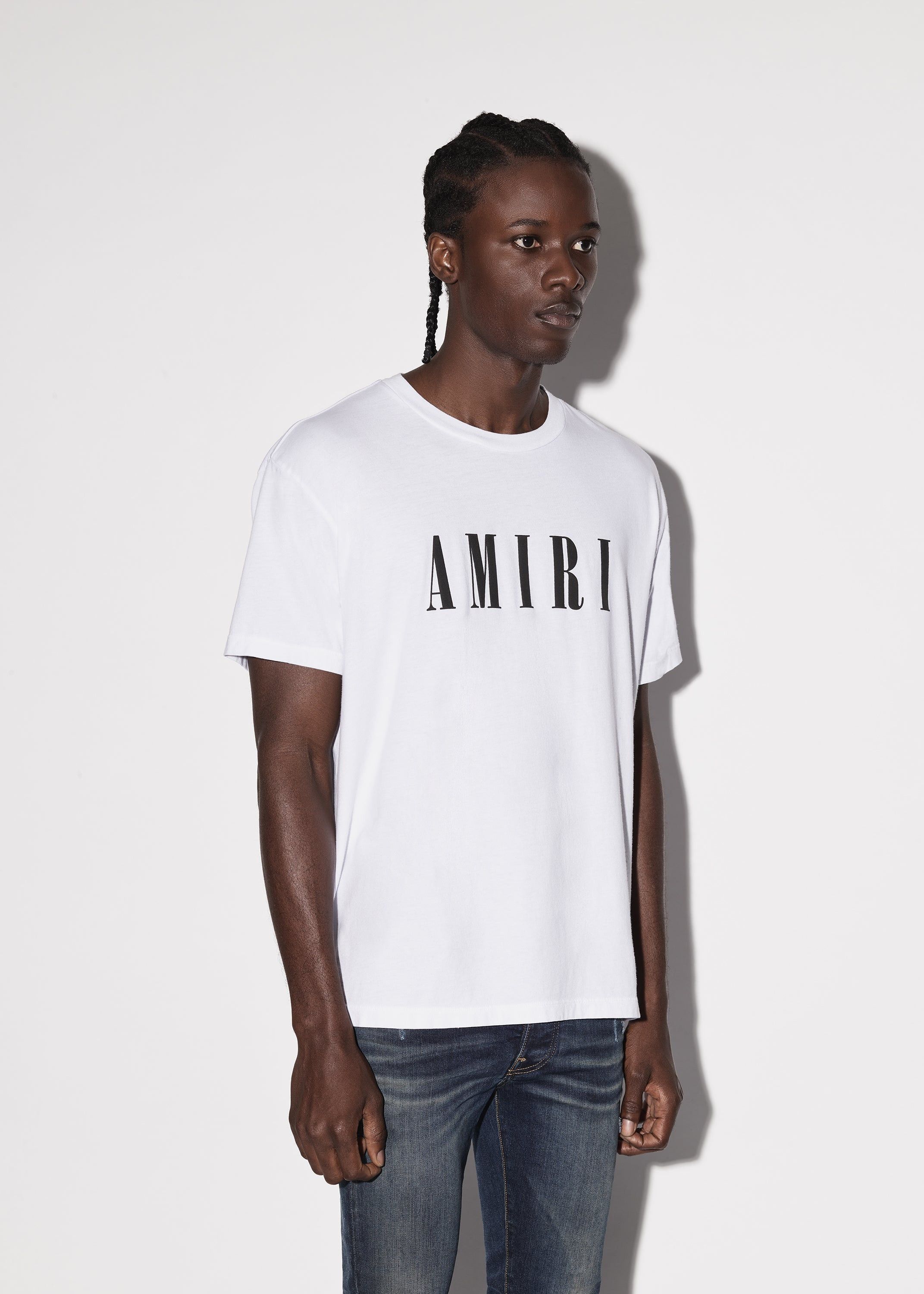 Amiri oc11z0225 Core Logo Short Sleeve T-Shirt in White Size US S / EU 44-46 / 1 - 3 Thumbnail