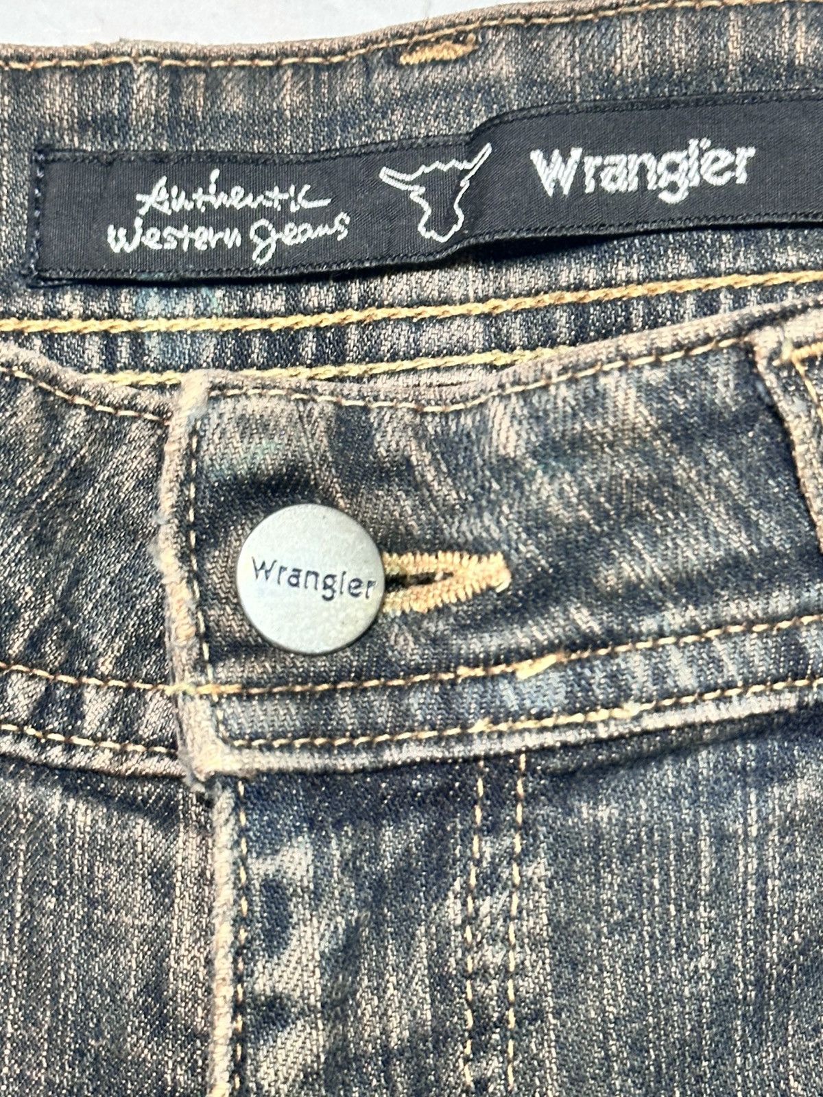Wrangler Wrangler Vintage With Wideleg Style and Faded Wash Size US 31 - 8 Thumbnail