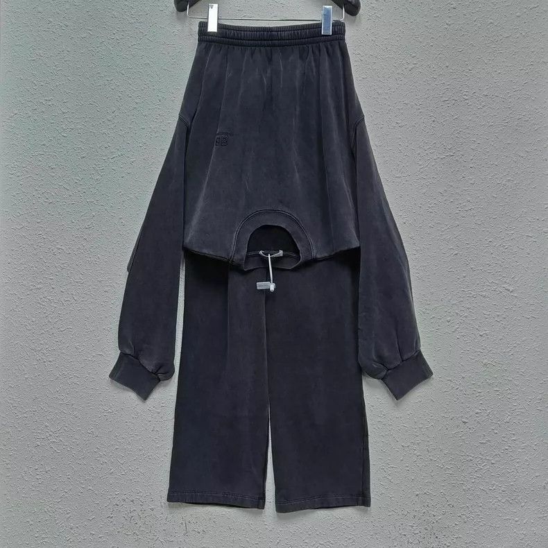 Balenciaga Balenciaga size XS Faux two-piece sweater casual water-was Size US 27 - 3 Thumbnail