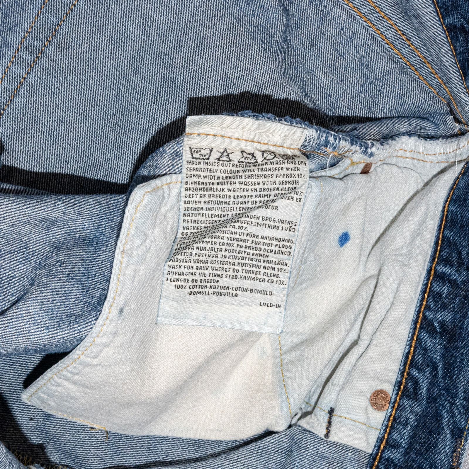 Levi's Vintage 90s Levi's 501XX 555 Valencia Selvedge Jeans Size US 34 / EU 50 - 14 Thumbnail
