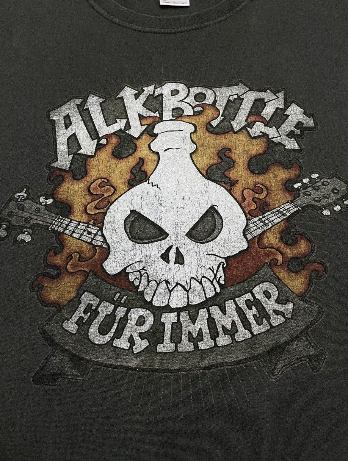 Band Tees Vintage Y2K Alkbattle Band Furimmer Album Cover Skull Guitar Size US XXL / EU 58 / 5 - 6 Thumbnail