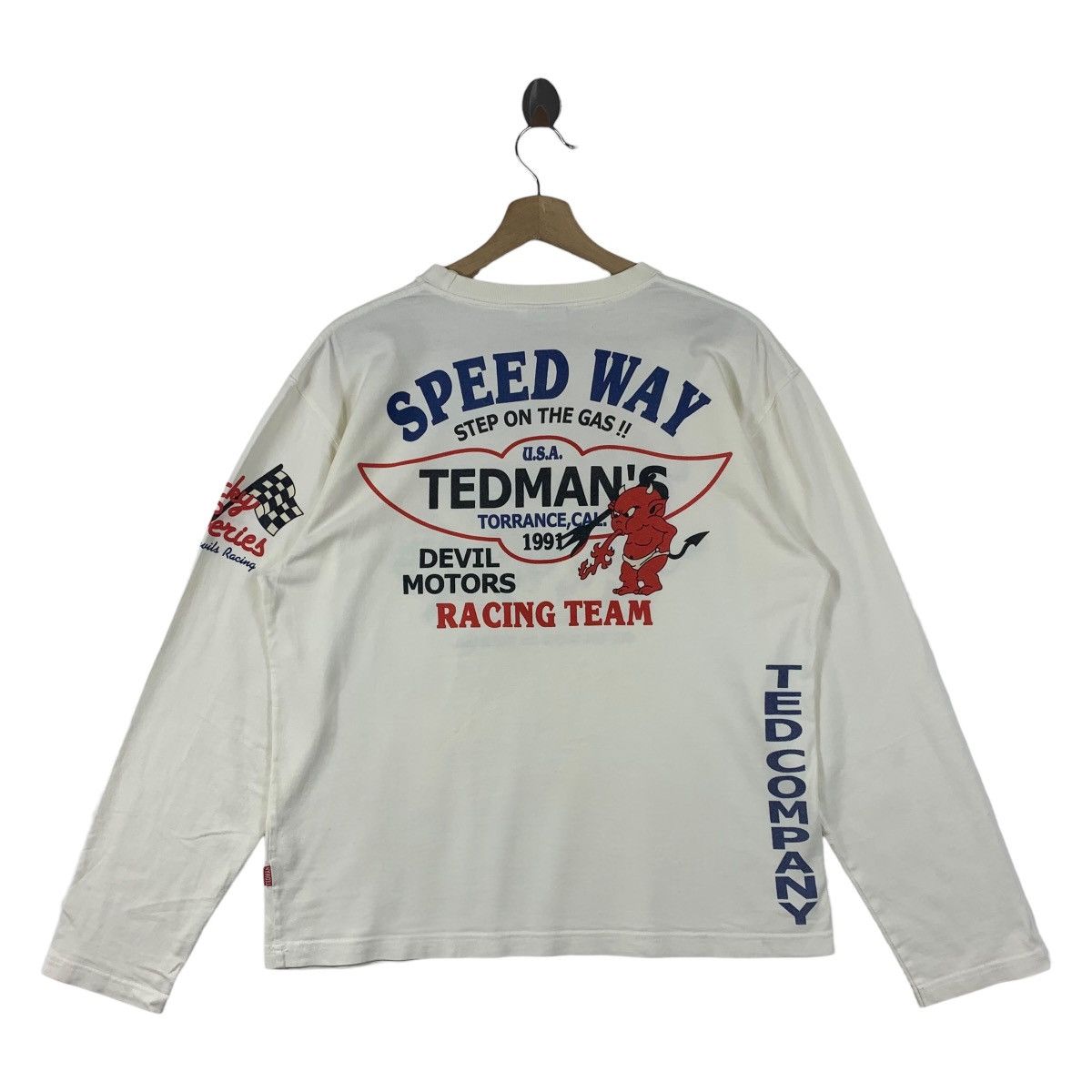 Japanese Brand × Tedman × Vintage Vintage TEDMAN United States Army back hit Long sleeve tee Size US M / EU 48-50 / 2 - 4 Thumbnail