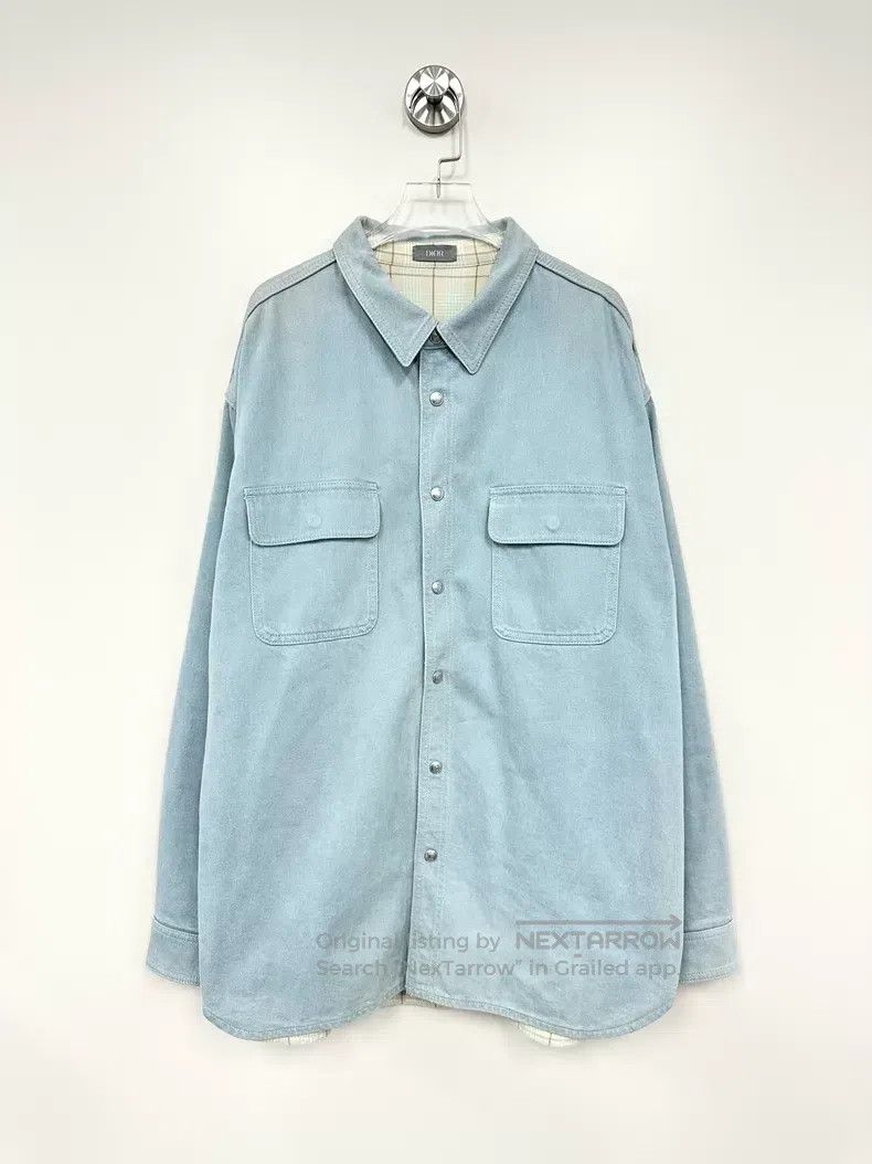 Dior Dior Blue embroidered logo classic double-sided wear jacke Size US XS / EU 42 / 0 - 1 Thumbnail